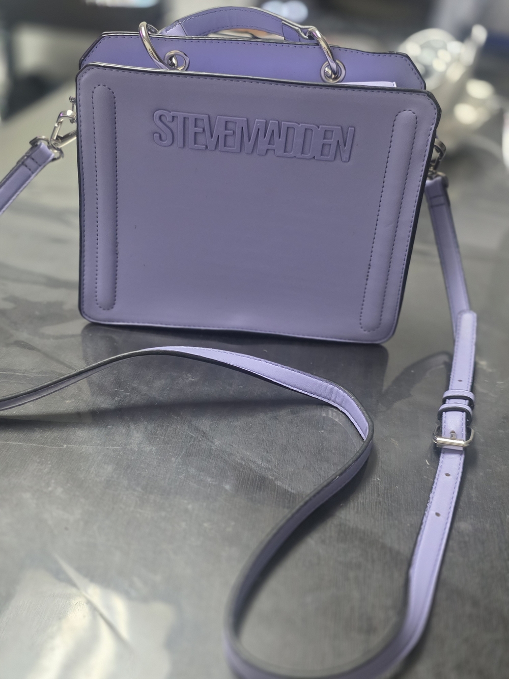 Steve Madden Lavender Crossbody Bag - Picture 2 of 8